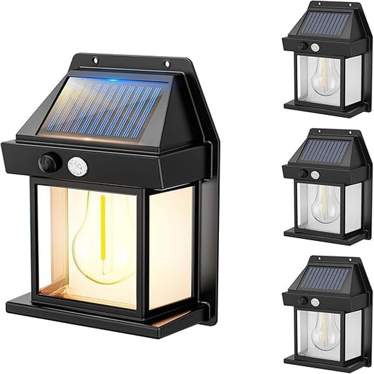 Lot de 2 Appliques Murales Solaires LED